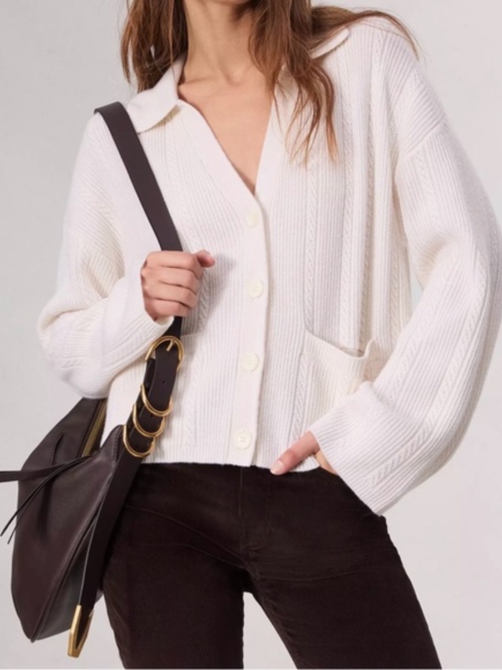 Spire Crossbody Hobo Bag, Medium - Picture 2 of 15